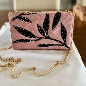 Vintage- Rare Diane von Furstenberg Soirée Calf hair bag